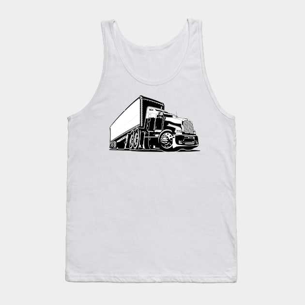 Cartoon truck Tank Top by Mechanik